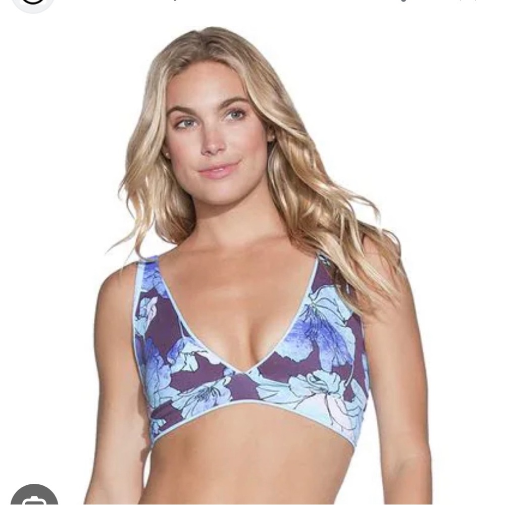 Maaji Crystal Blue Allure Top Size Small